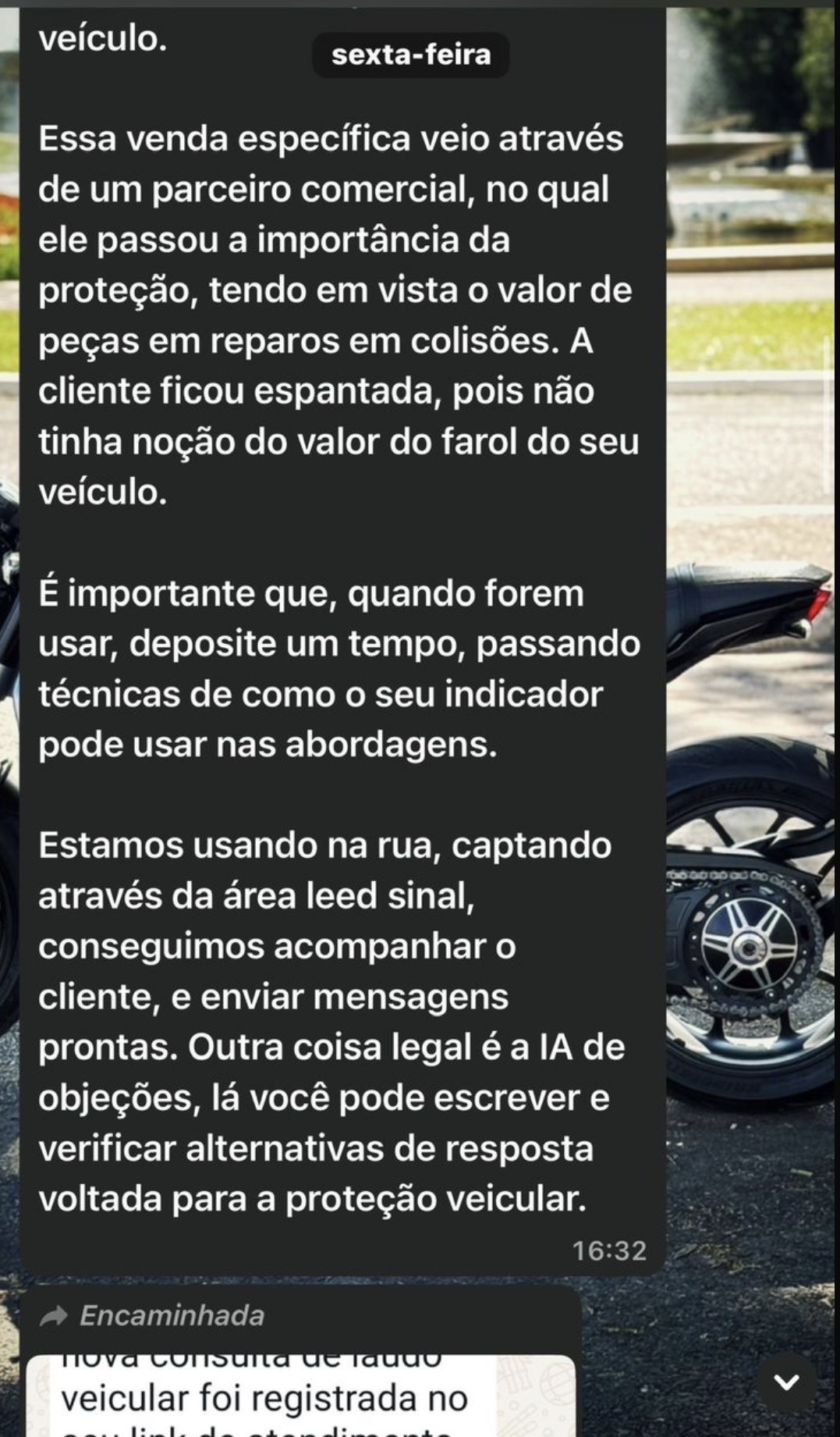 Depoimento de cliente sobre captação na rua pelo lead sinal e IA de objeções